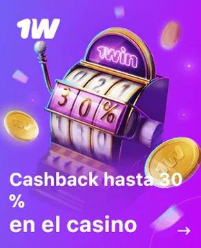 Cashback hasta 30 % en el casino
